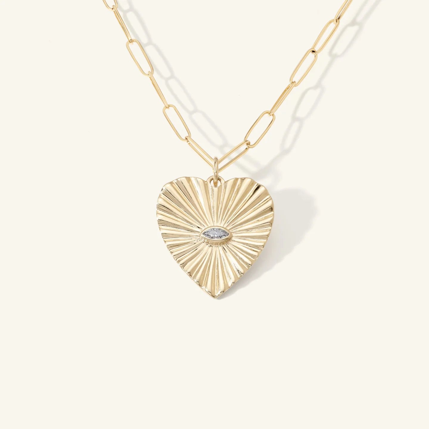Sunbeam Heart Charm