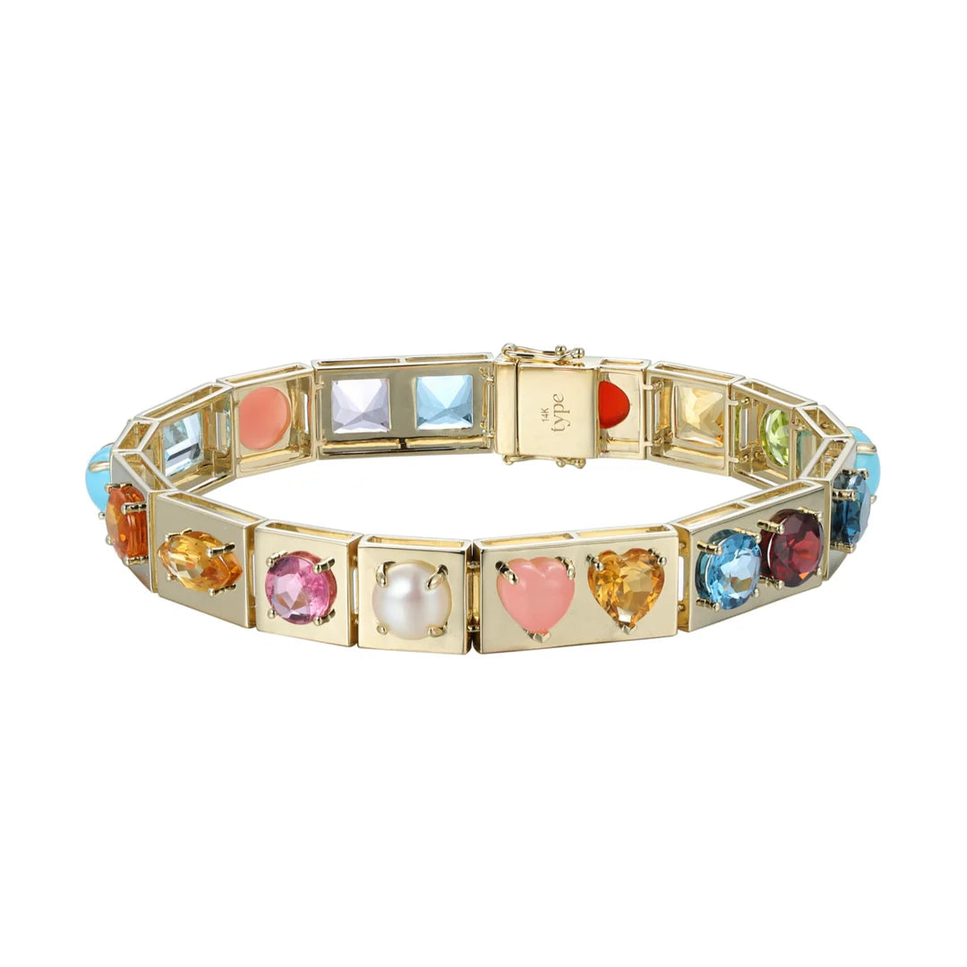 Leggo Multi Stones XL Bracelet