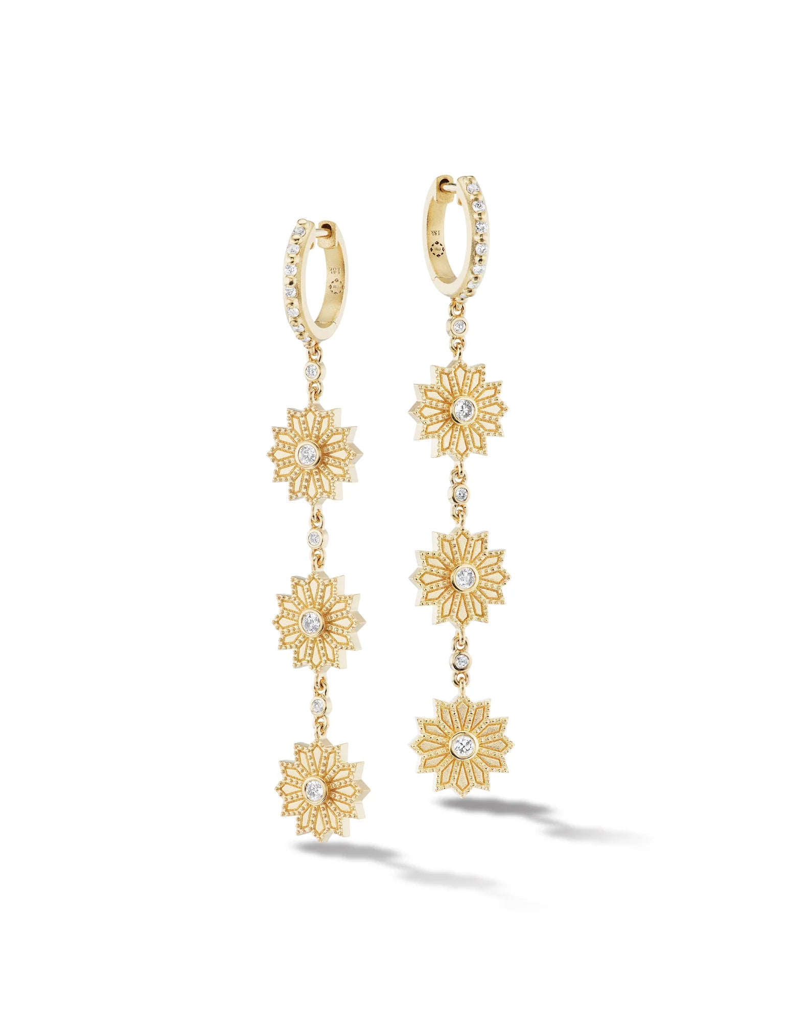 Sacred Flower Long Earrings