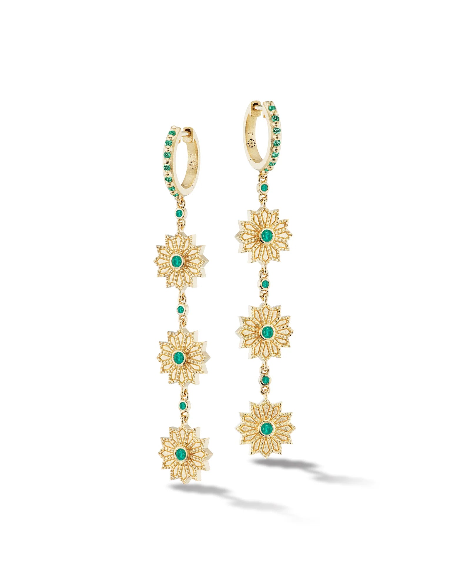 Sacred Flower Long Earrings