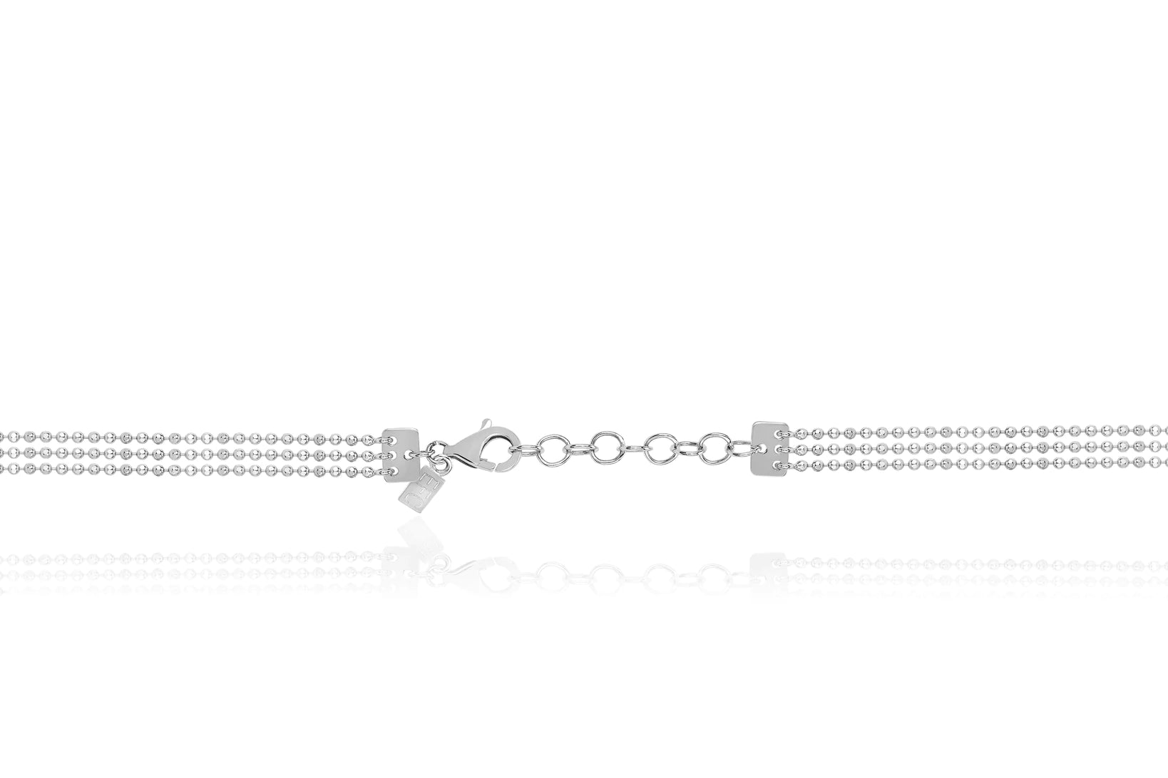 Hasson Triple Layered Chain Necklace