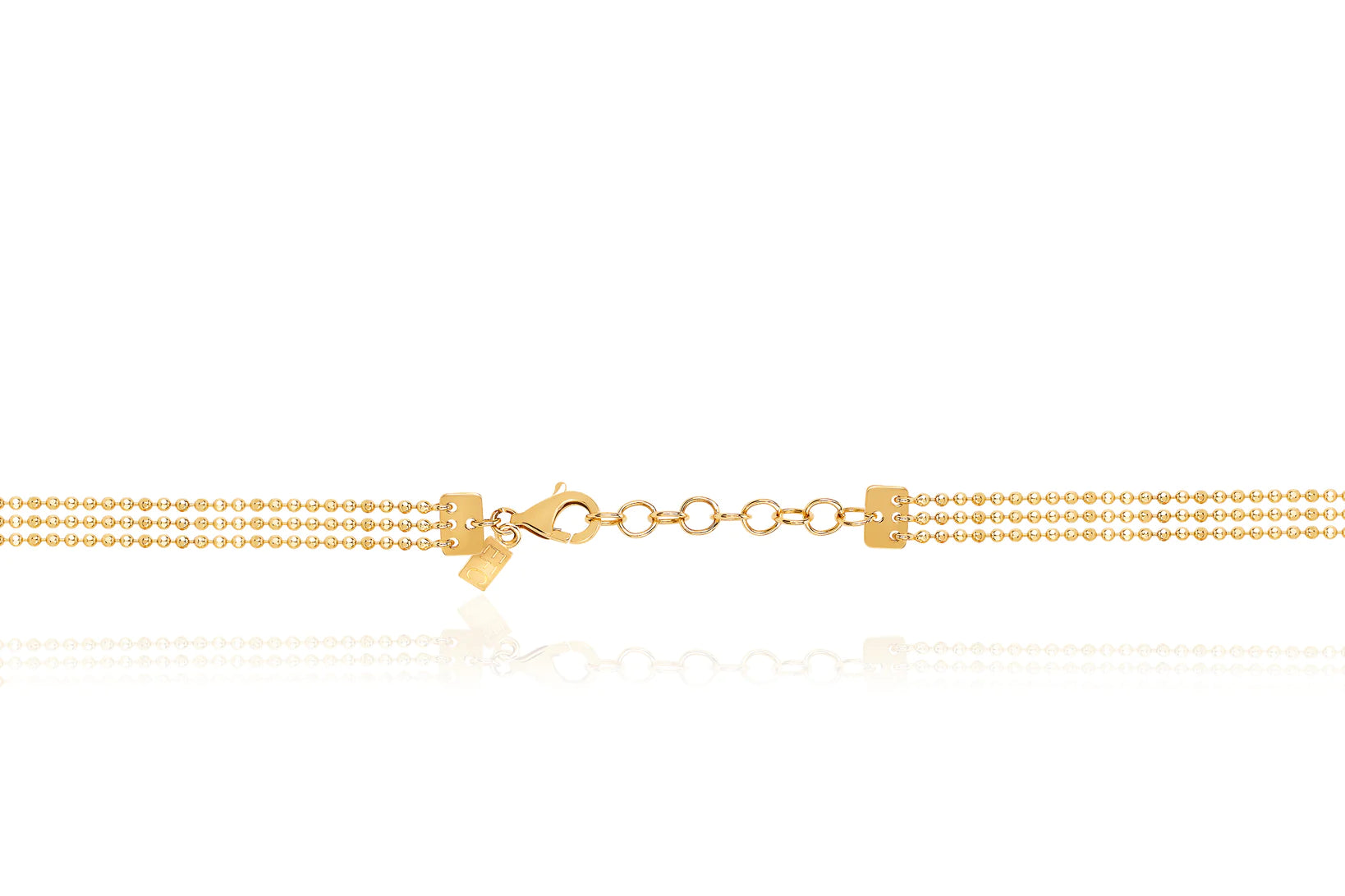 Hasson Triple Layered Chain Necklace