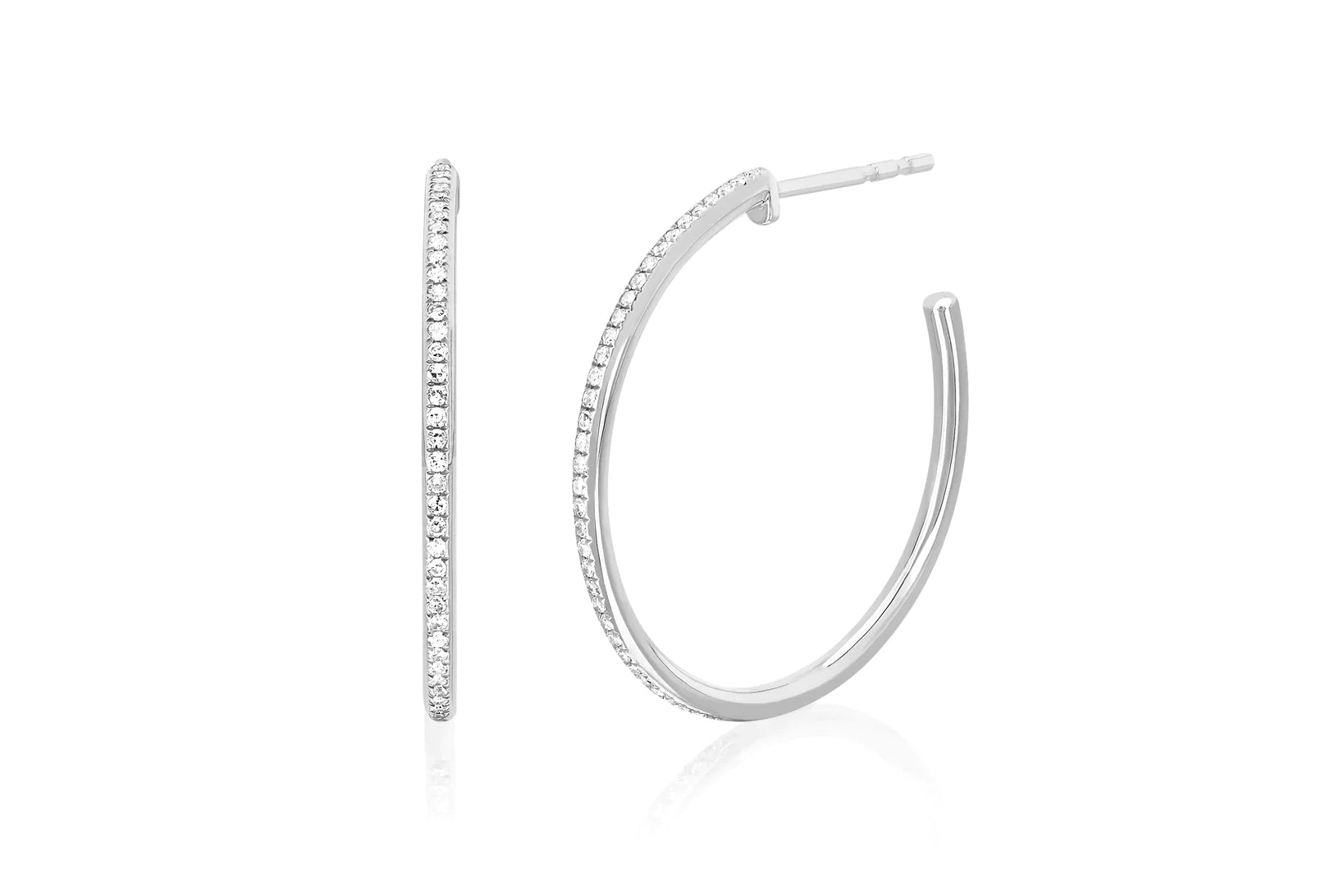 Diamond Essential Hoop Earring