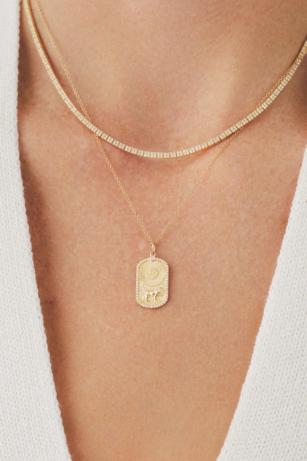 Diamond Zodiac Charm