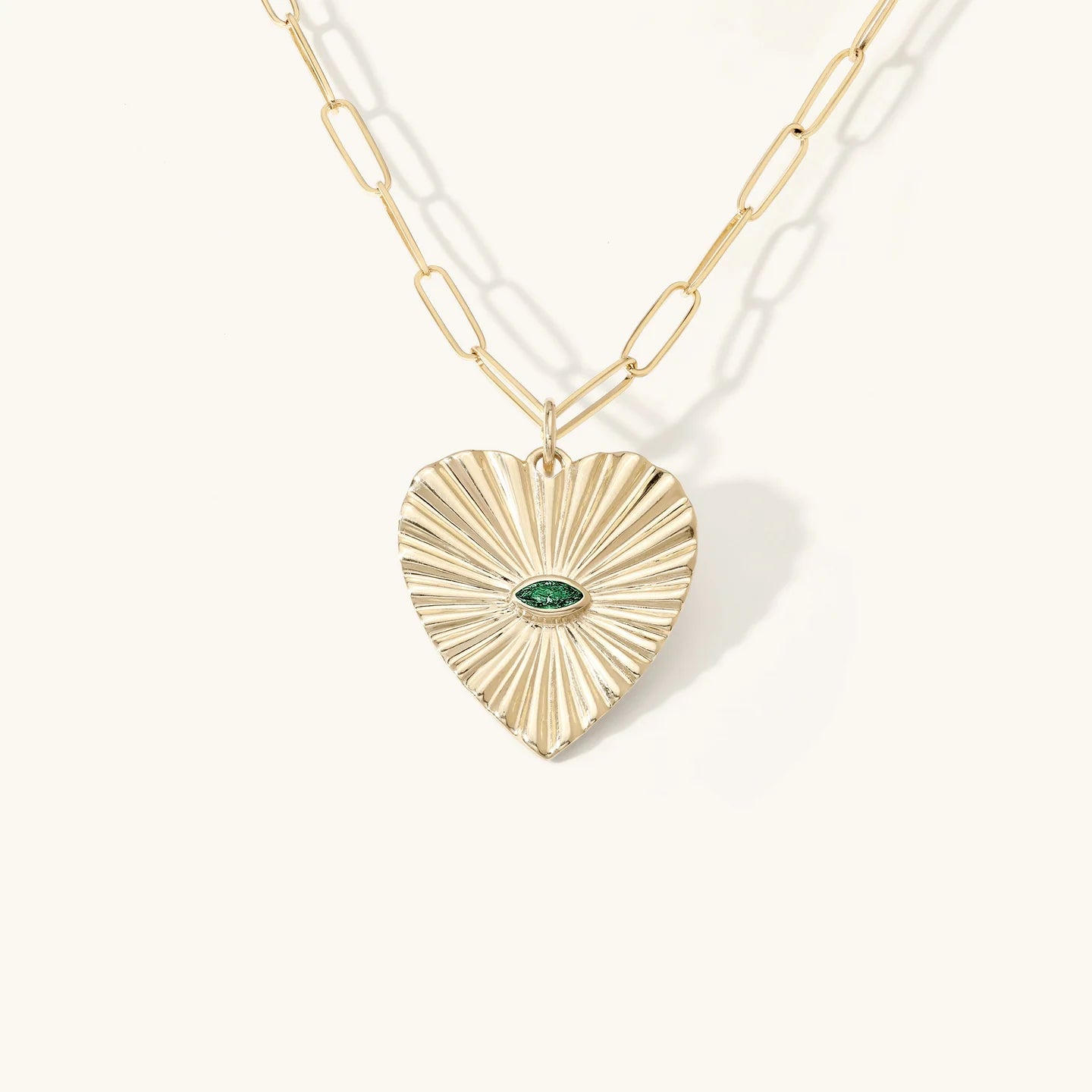 Sunbeam Heart Charm