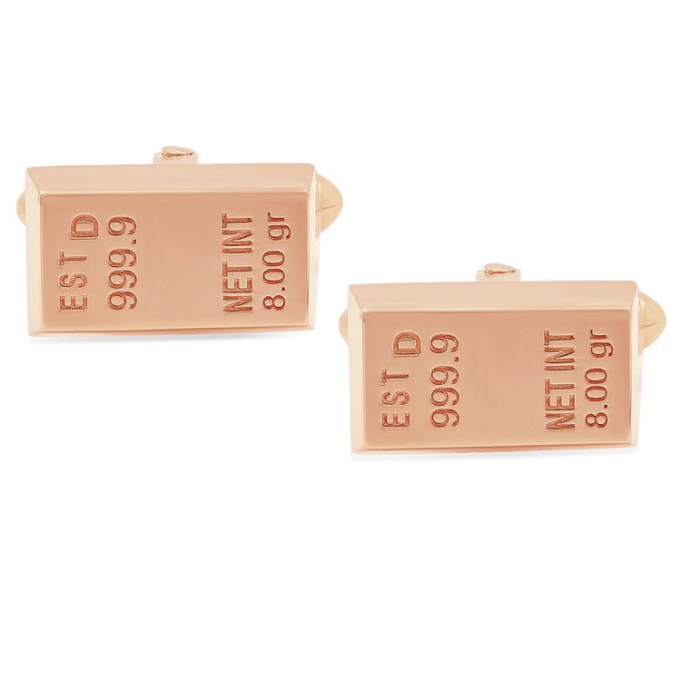 Men's Gold Bar Cufflinks