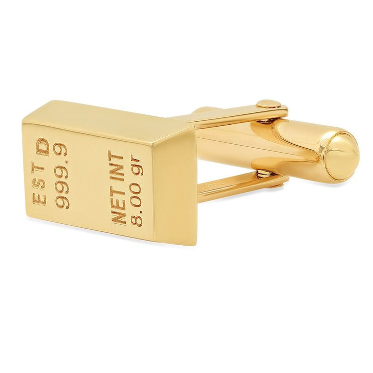 Men's Gold Bar Cufflinks