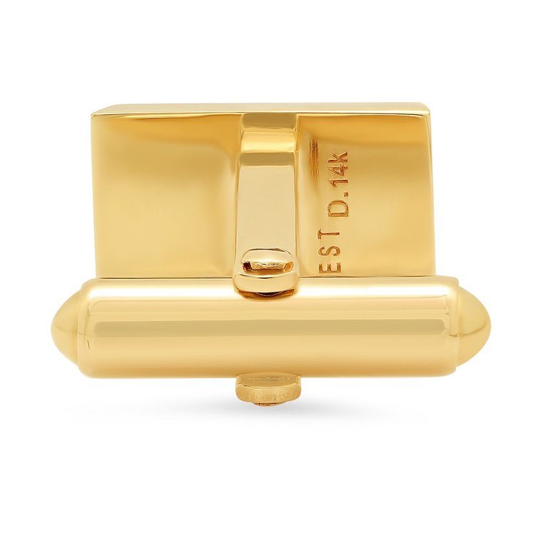 Men's Gold Bar Cufflinks