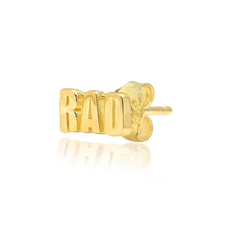 "Rad" Single Earring