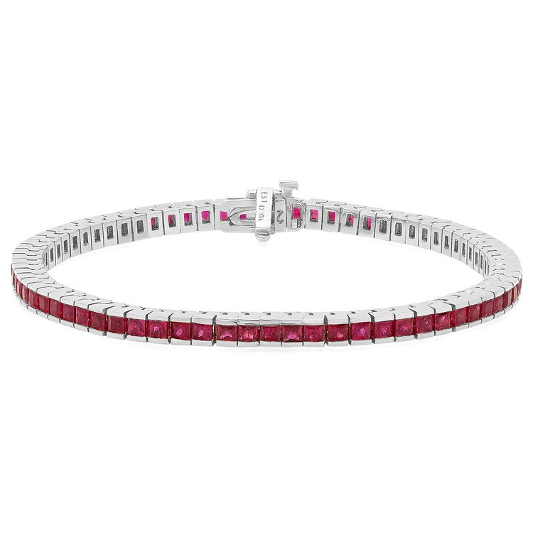 Ruby Tennis Bracelet