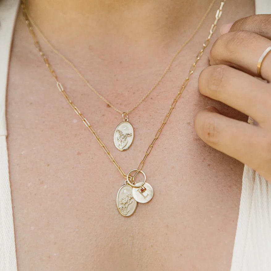 January Birth Flower Charm