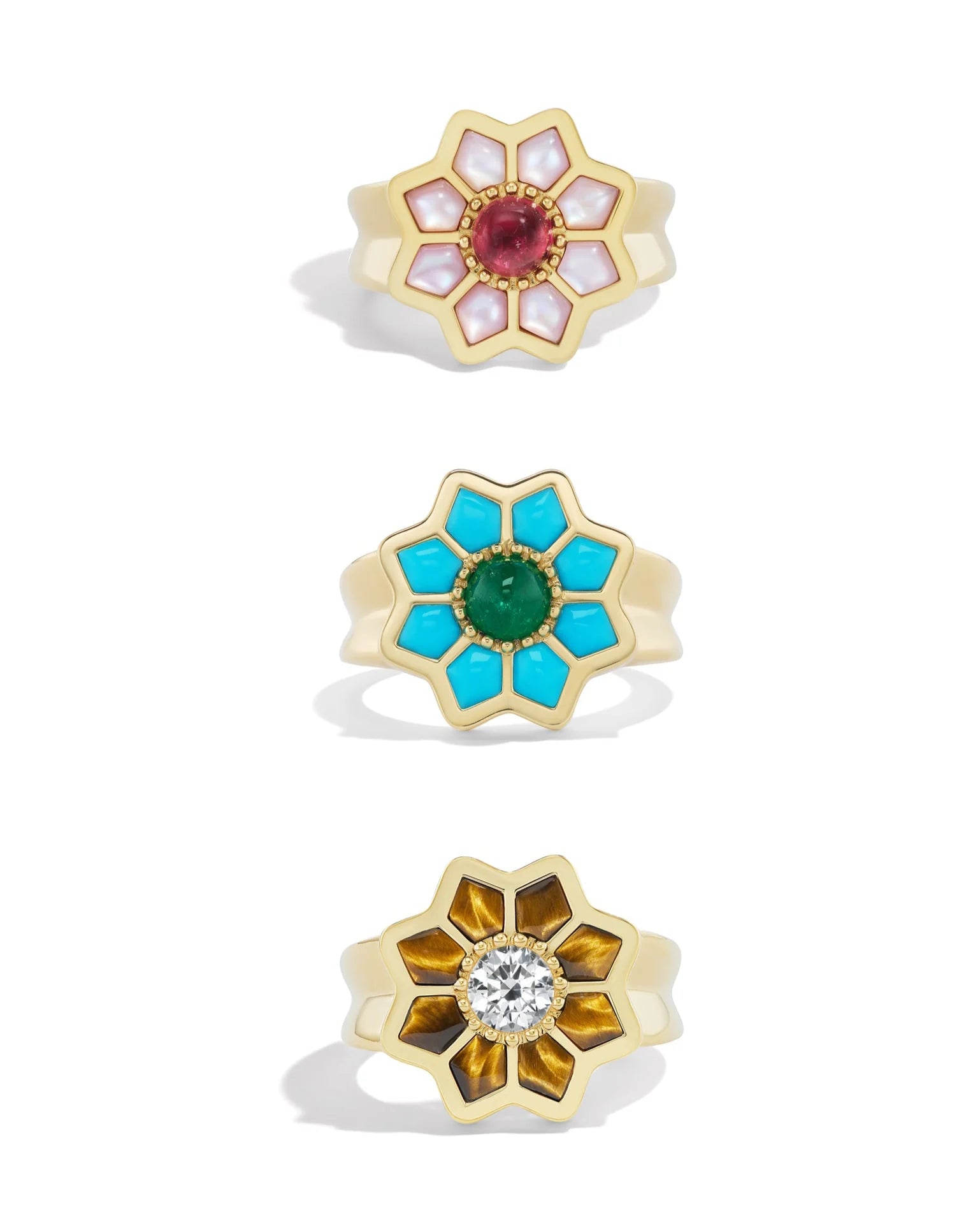 Fez Inlay Signet Ring