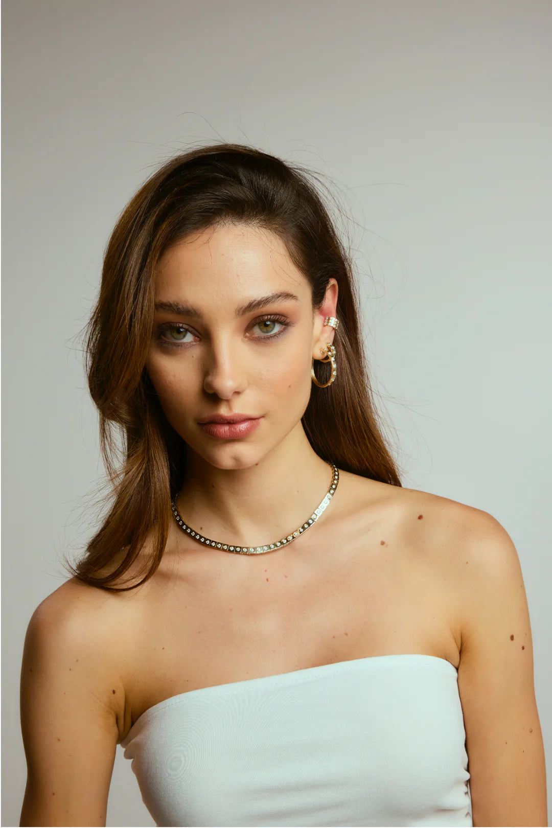 Leggo Diamond Tennis Necklace