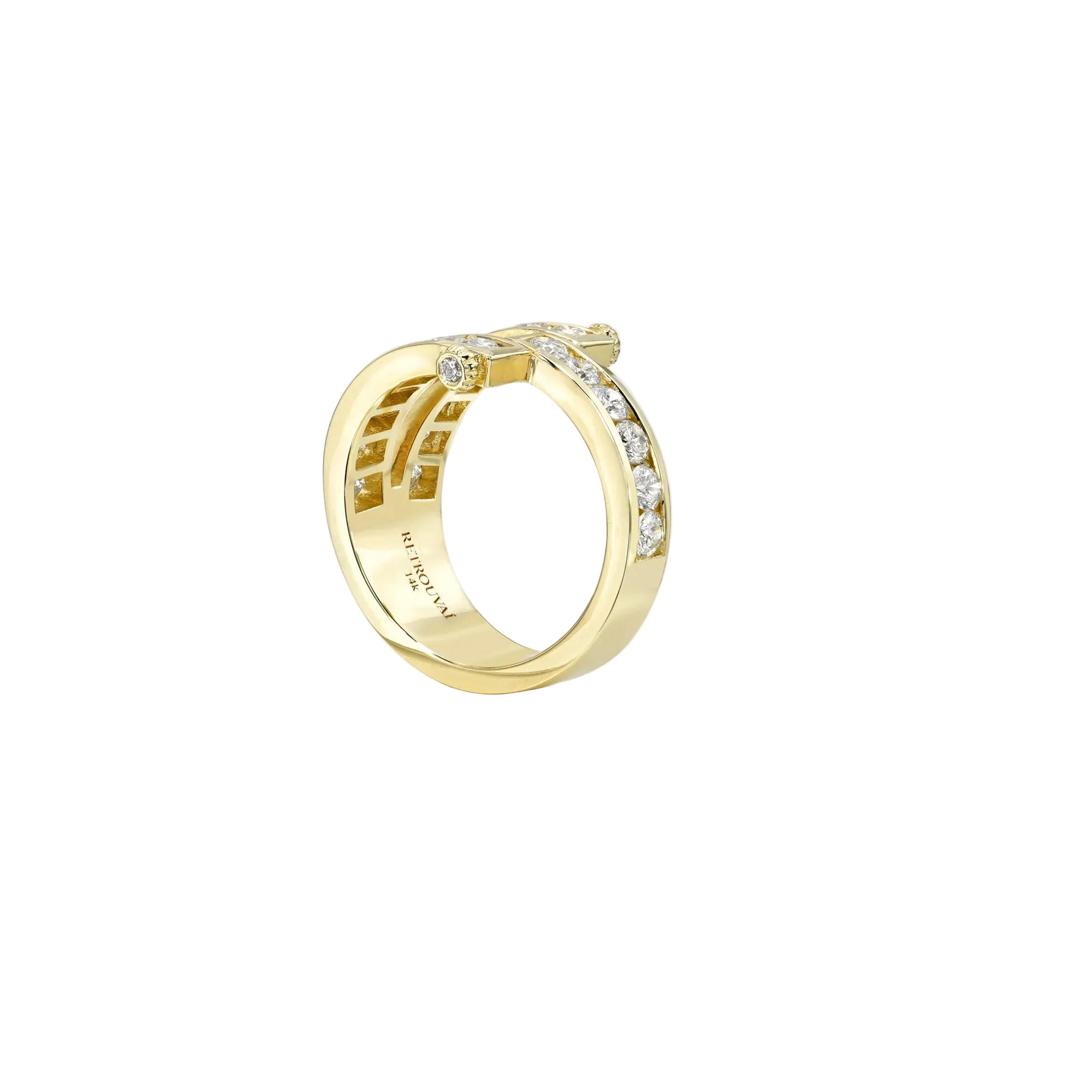 Grandfather Magna Ring - Round Brilliant Diamonds