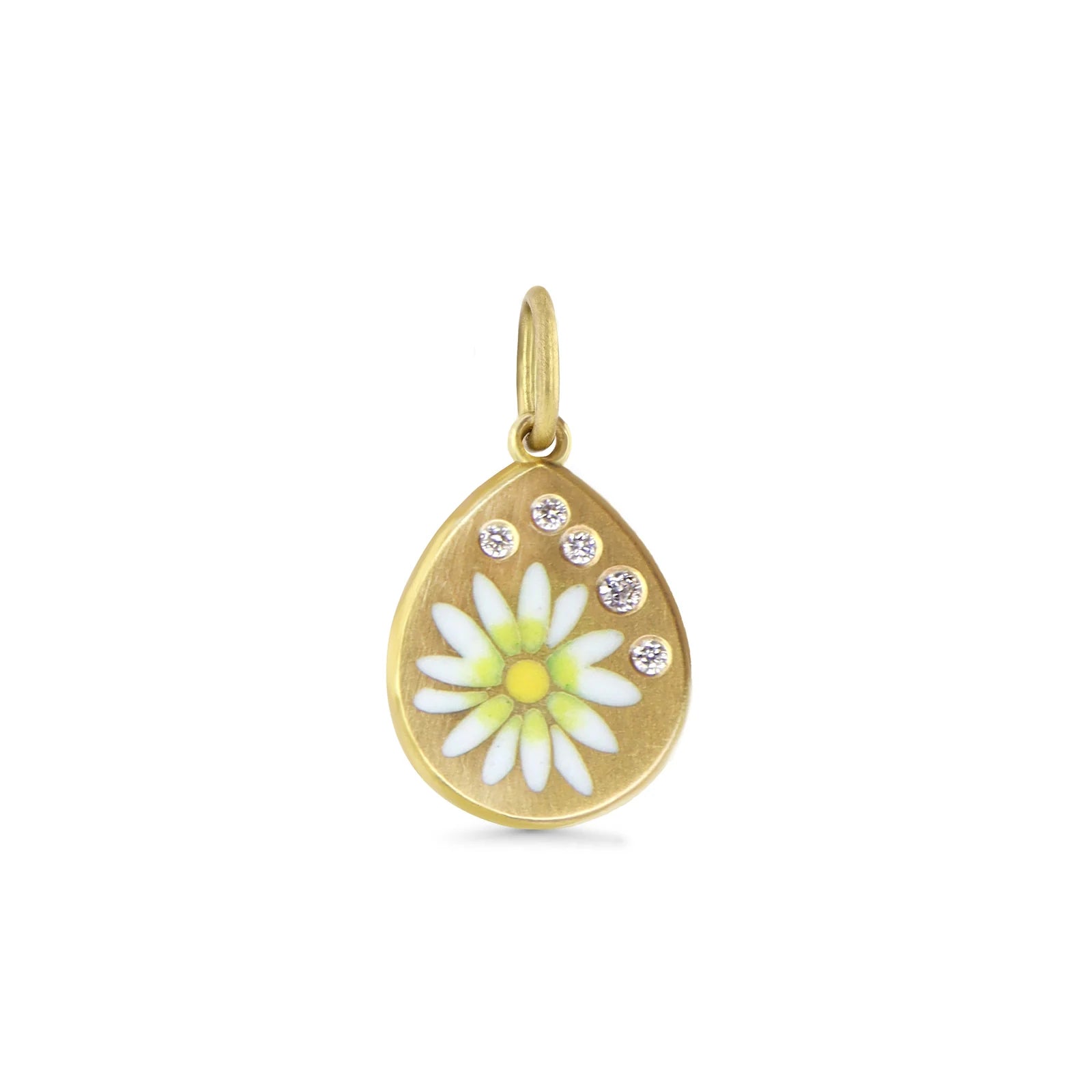 Daisy Enamel Pendant