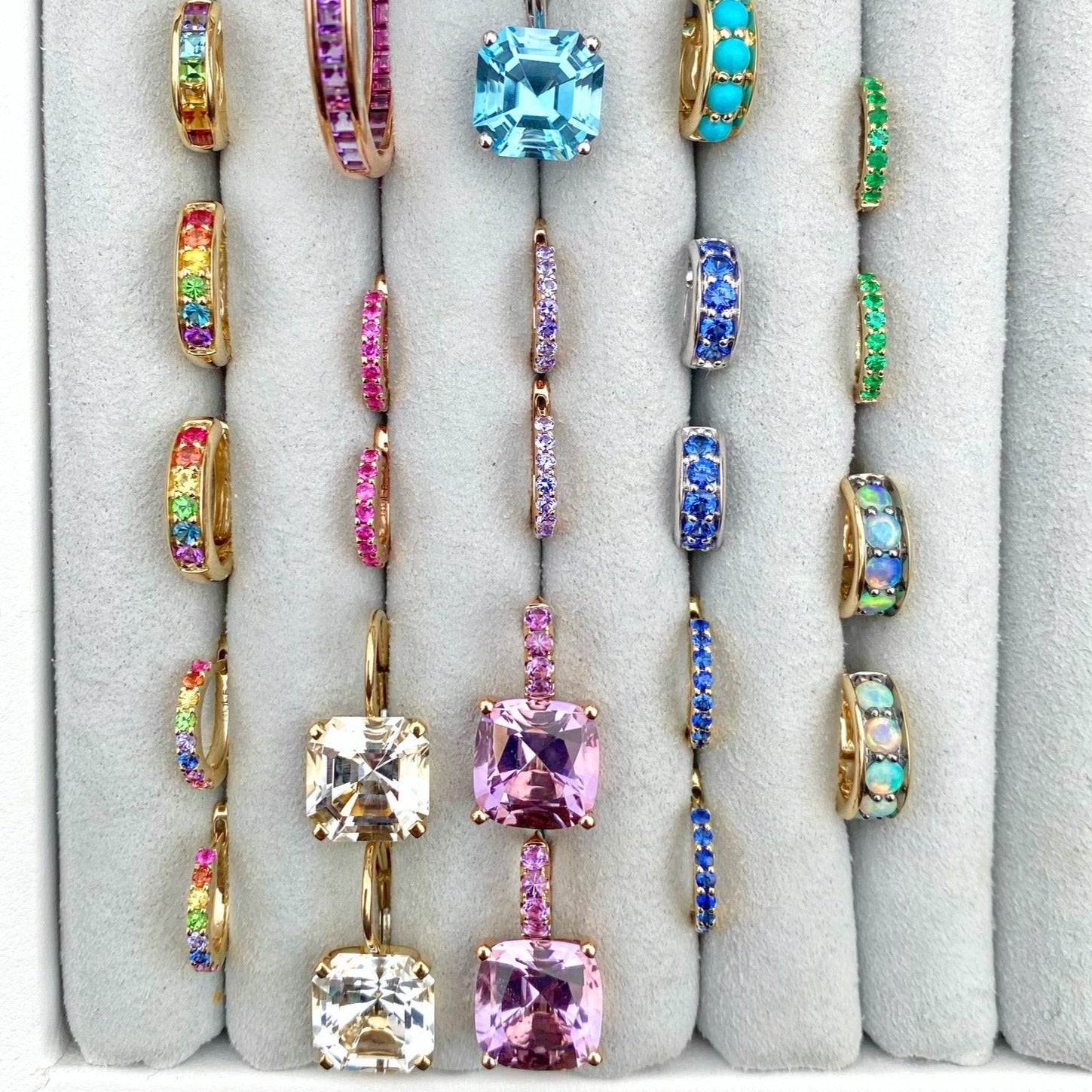Cirque Color Candy Drop Earrings with Amethyst