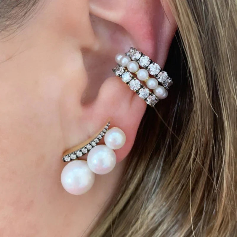 Privé Pearl Ear Climbers