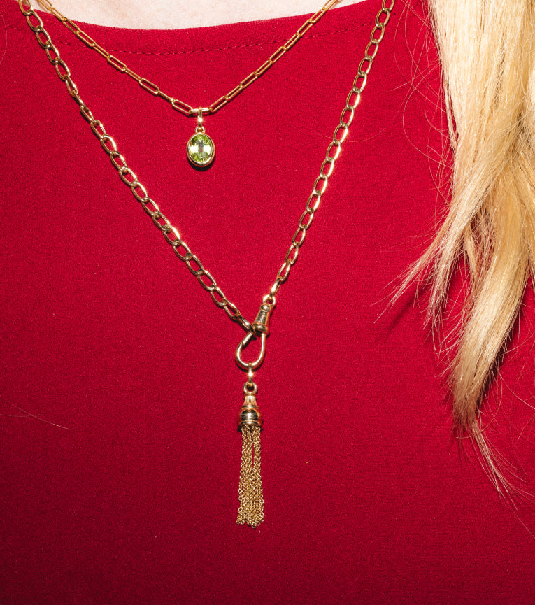 Golden Tassel Charm