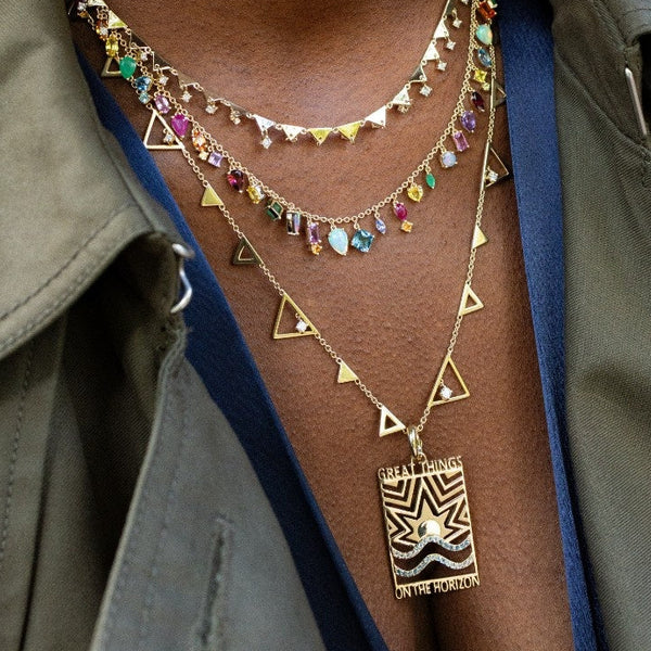 Shine Diamond Collar Necklace