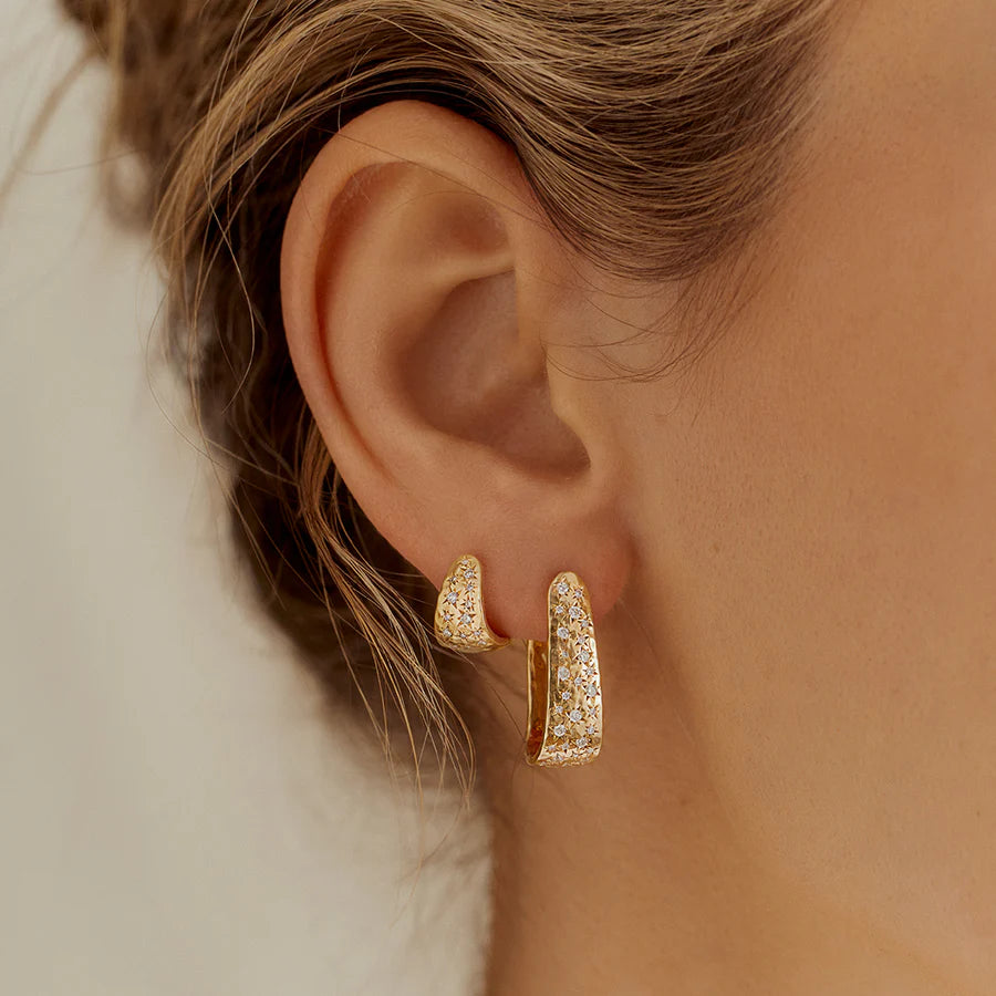 Diamond Jumbo Imogen Hoops