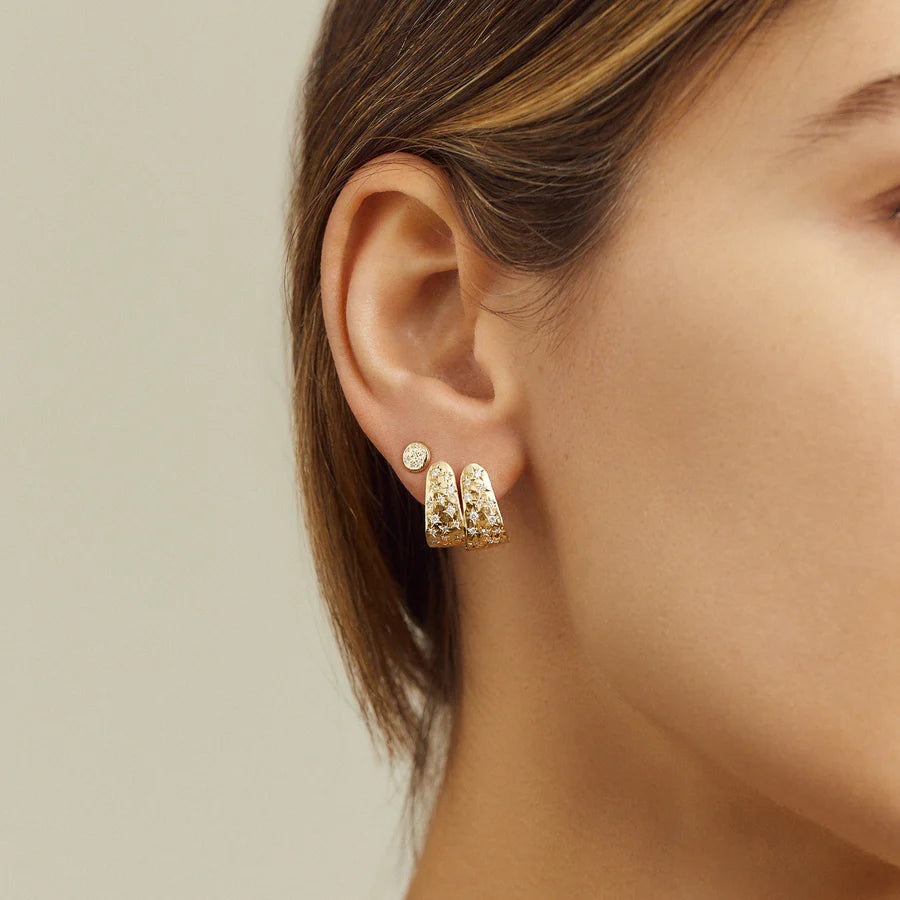 Diamond Petite Imogen Hoops