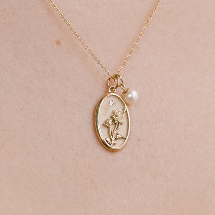 June Birth Flower Charm