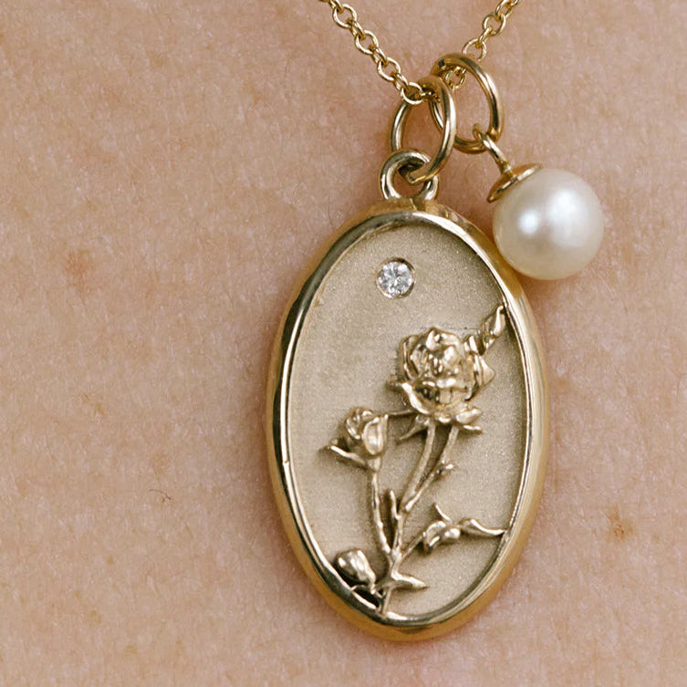 June Birth Flower Charm