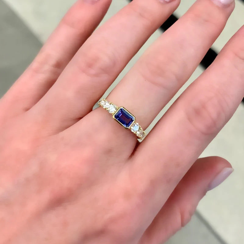 Toujours Tanzanite and Diamond Ring