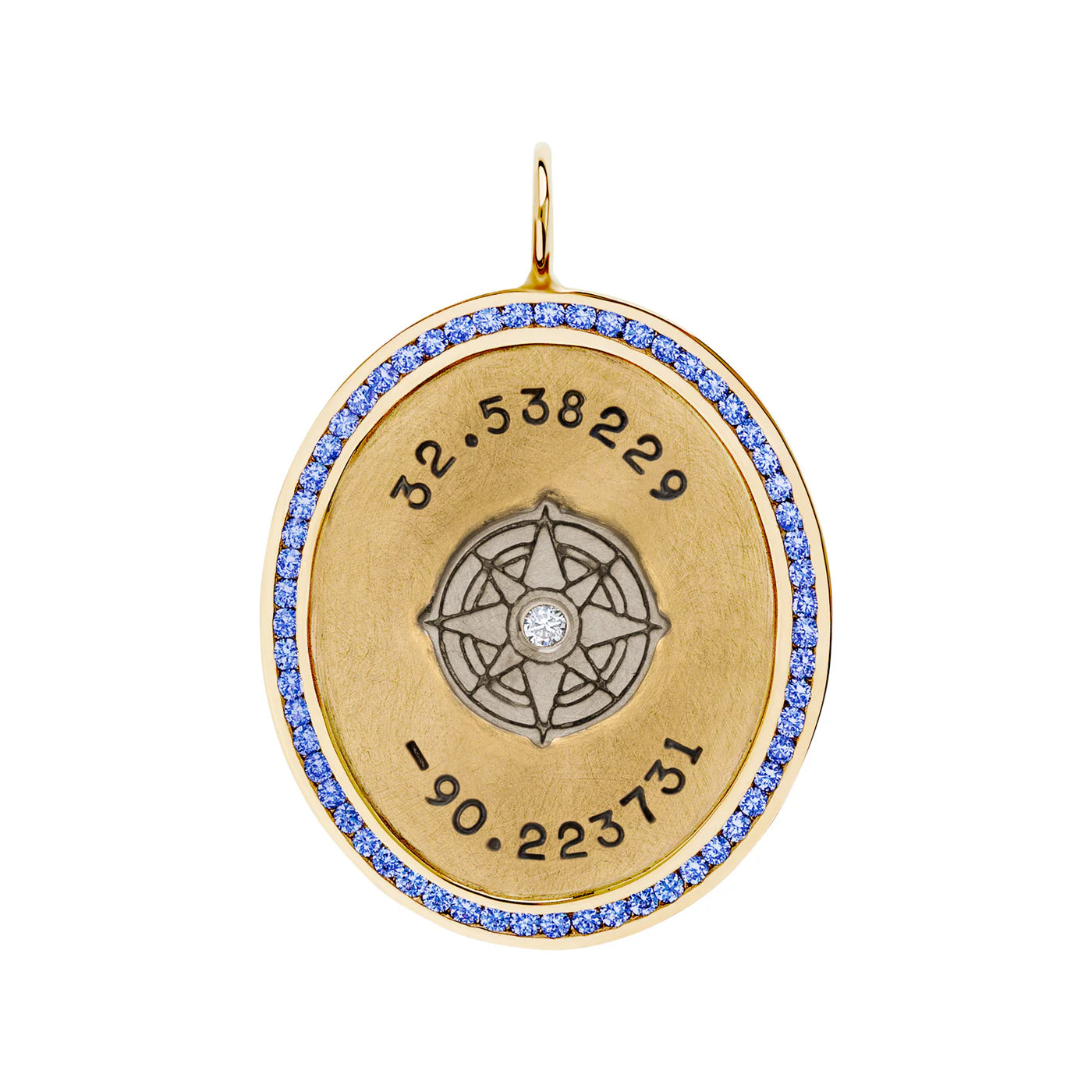 Coordinates Channel Set Oval Charm