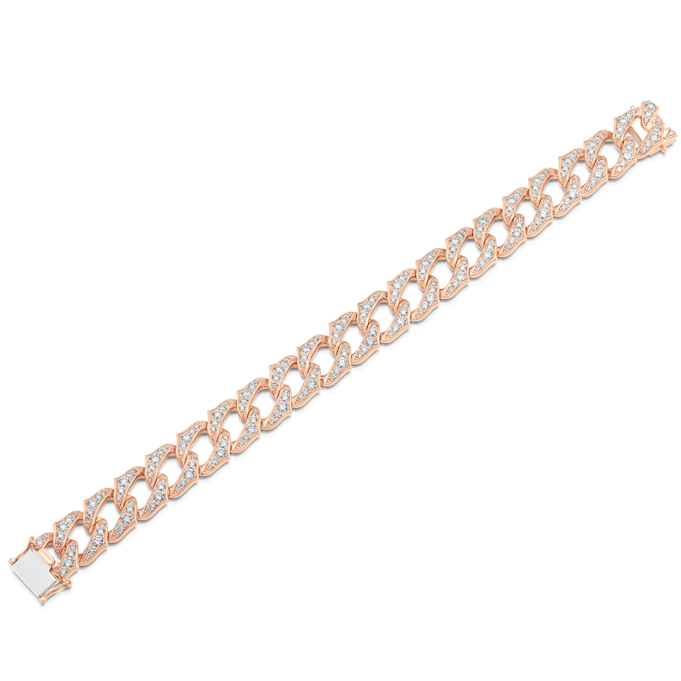 Lucia Thick Link Diamond Bracelet