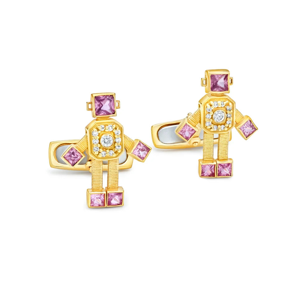 Lali Van Robot Cufflinks