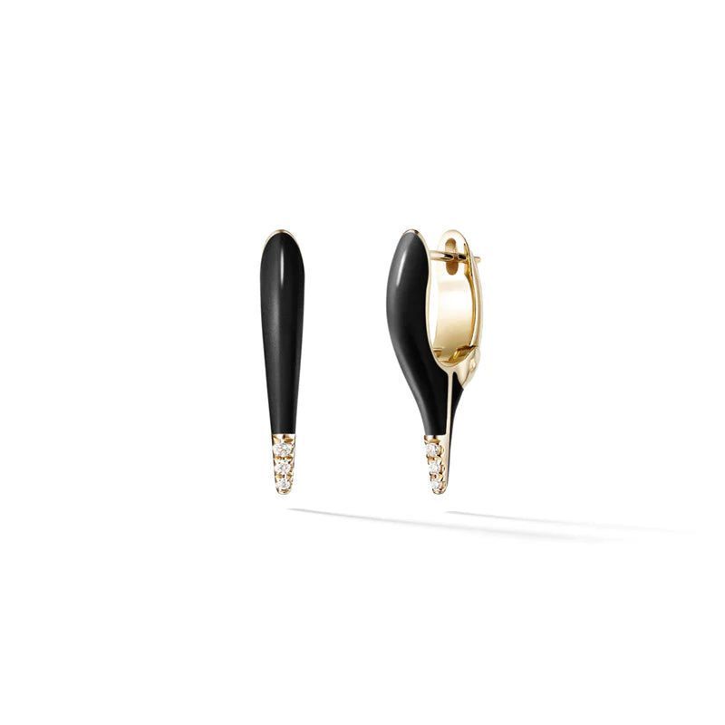 Enamel and Diamond Lola Needle Earring Mini