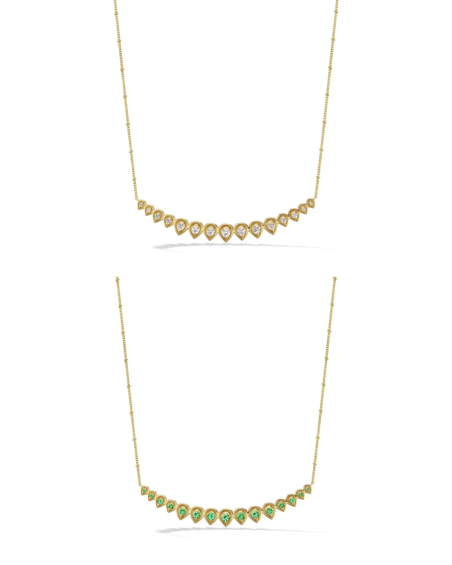 Mandala Petal Graduated Necklace