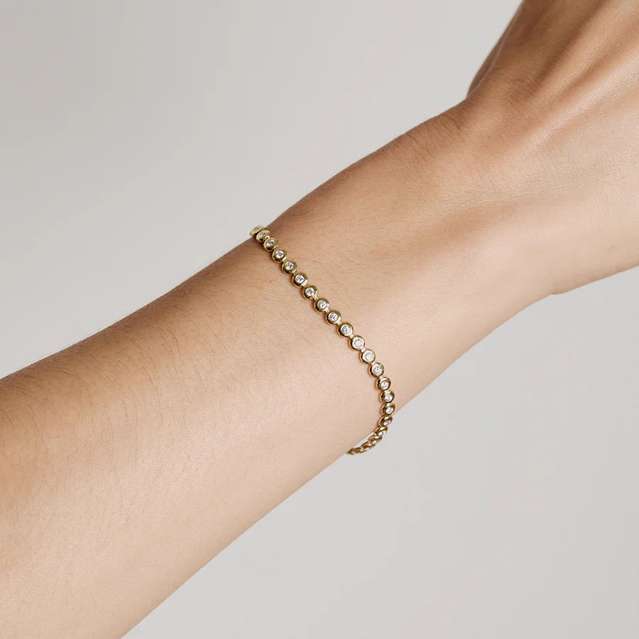 Diamond Micro Nesting Gem Tennis Bracelet