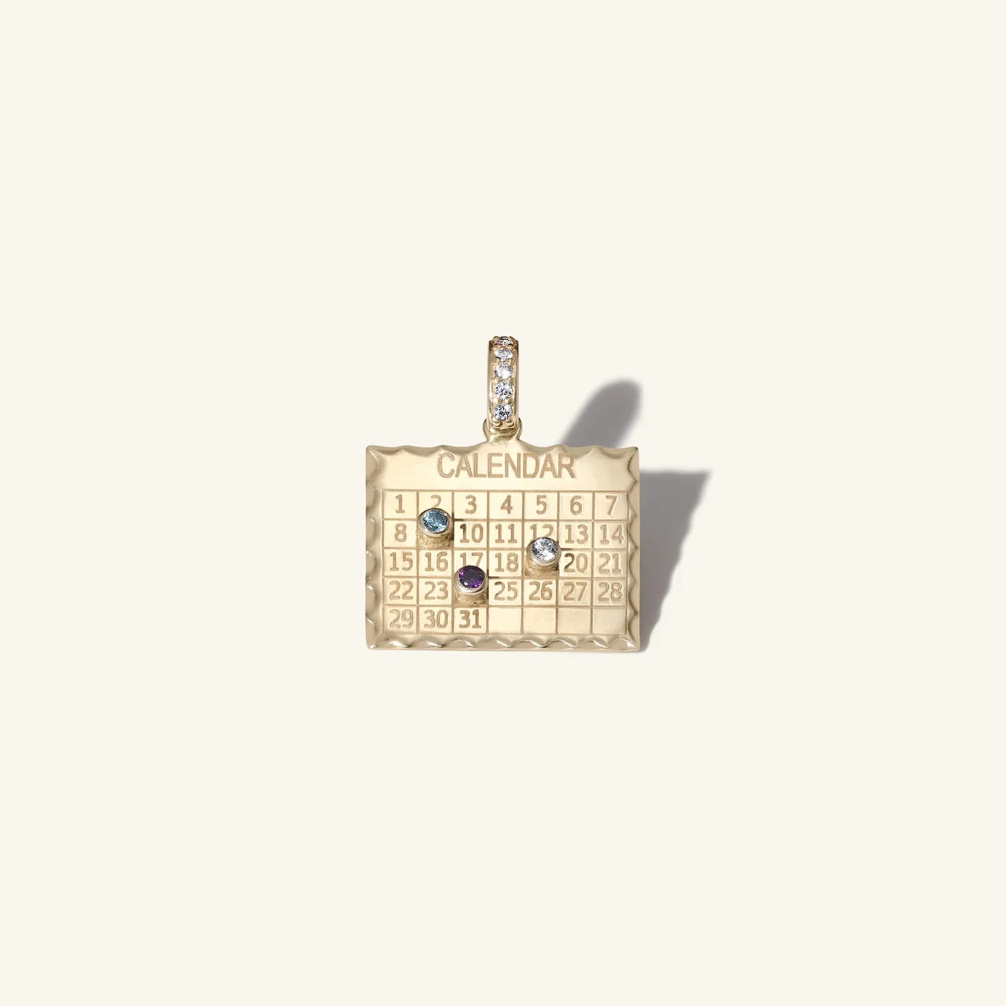 Multiple Date 1960s Calendar Charm