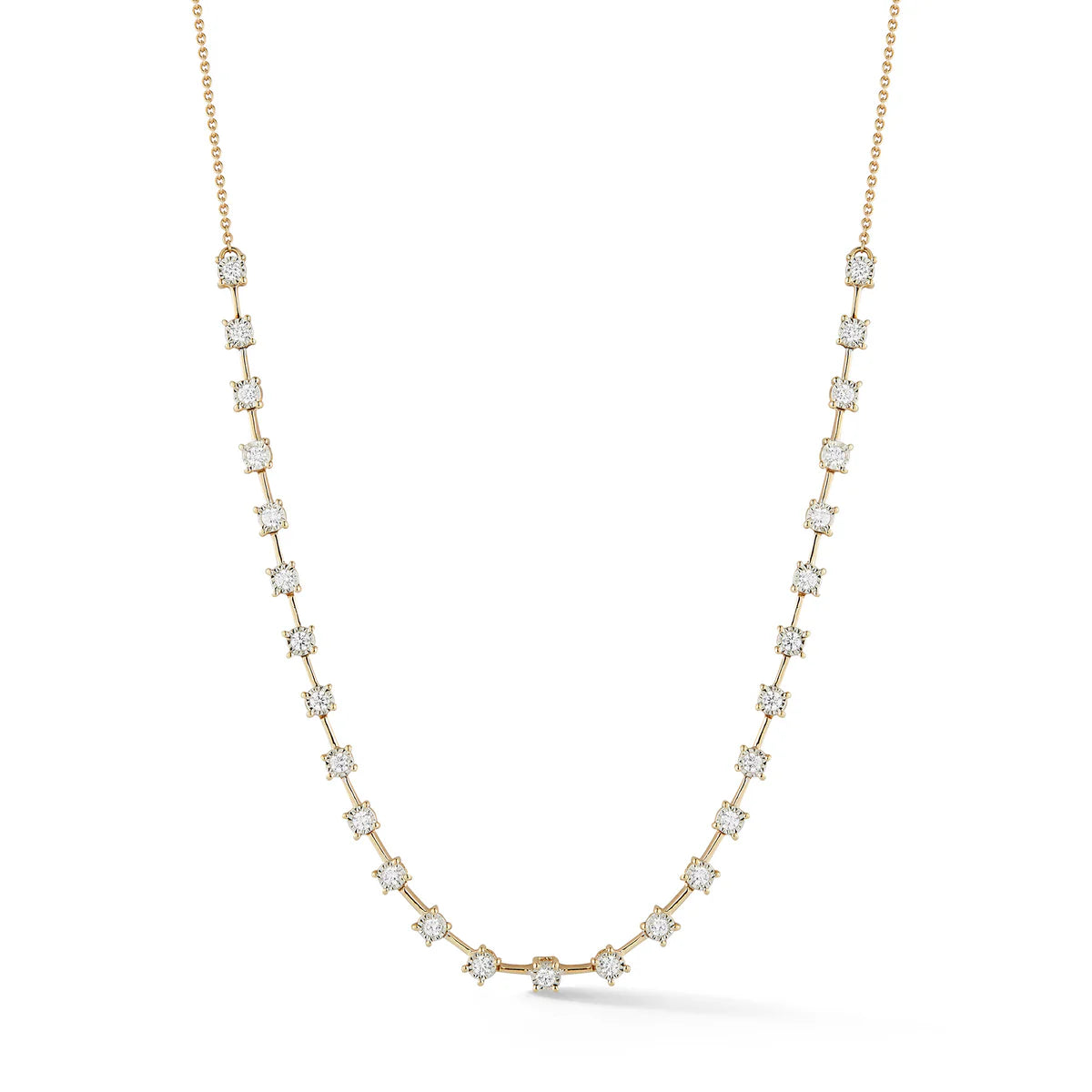 Ava Bea Interval Tennis Necklace