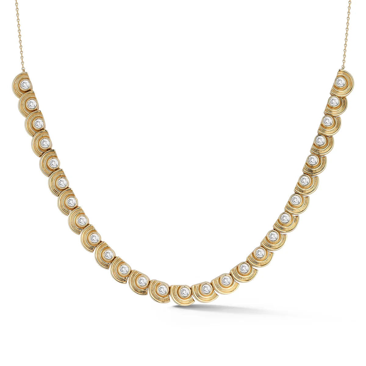 Nana Bernice Groove Tennis Necklace