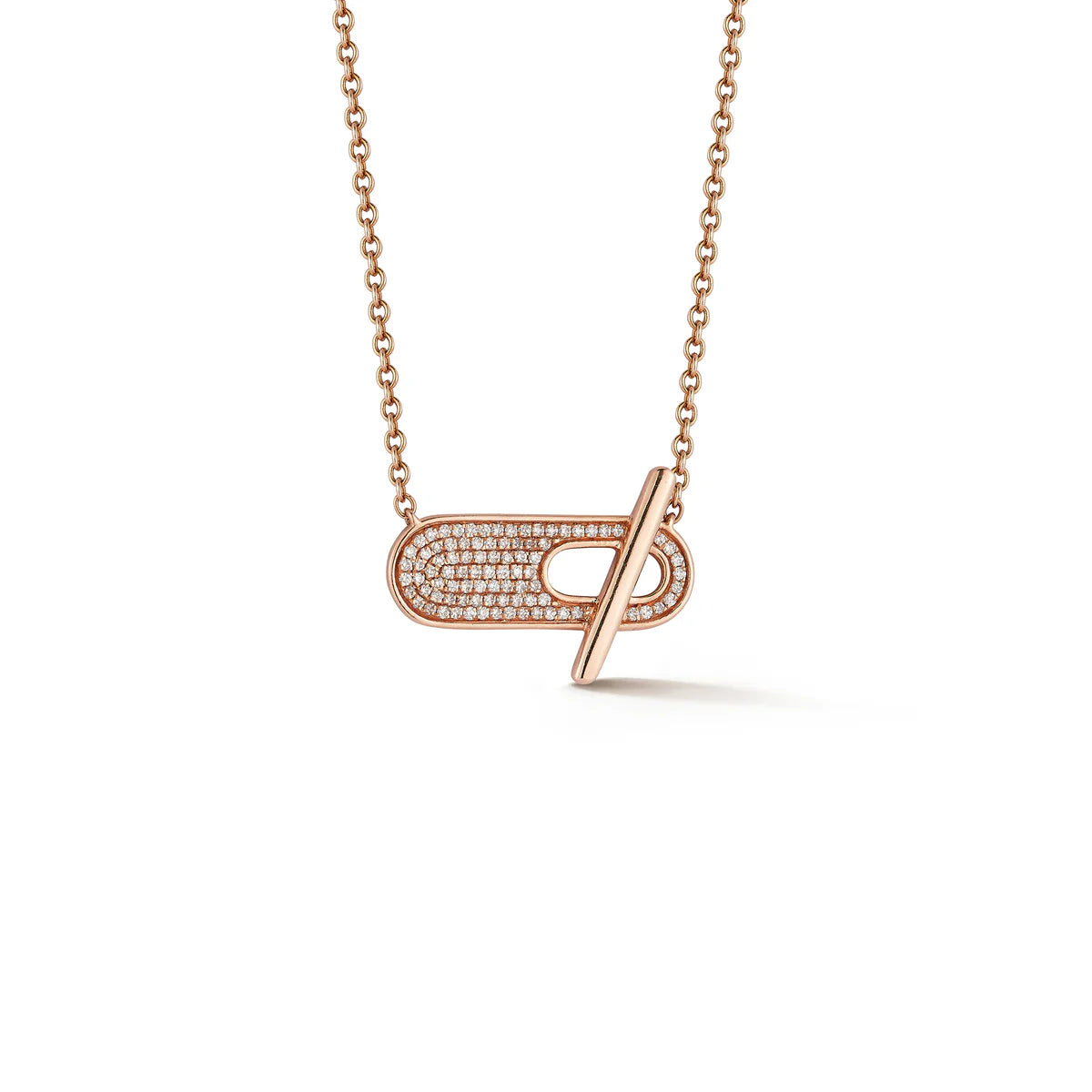 Sylvie Rose Pavé Toggle Necklace