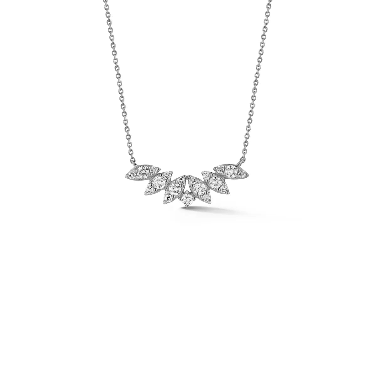 Sophia Ryan Marquise Curved Bar Necklace