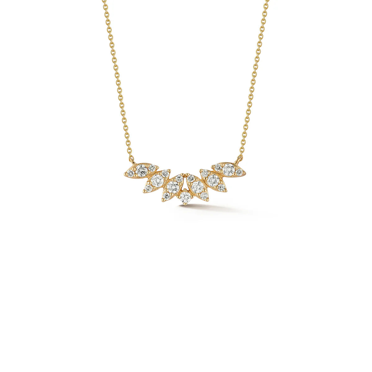 Sophia Ryan Marquise Curved Bar Necklace