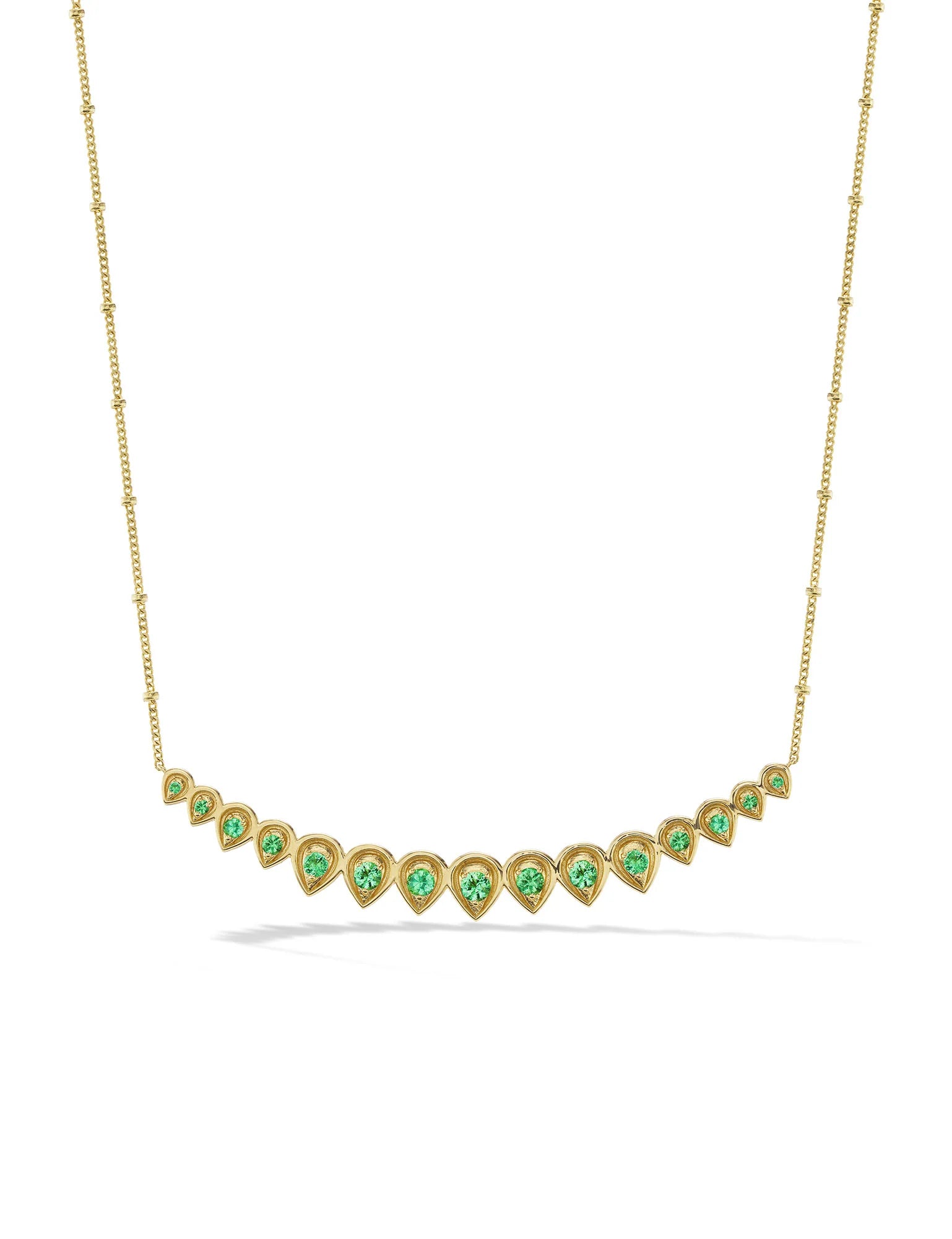 Mandala Petal Graduated Necklace