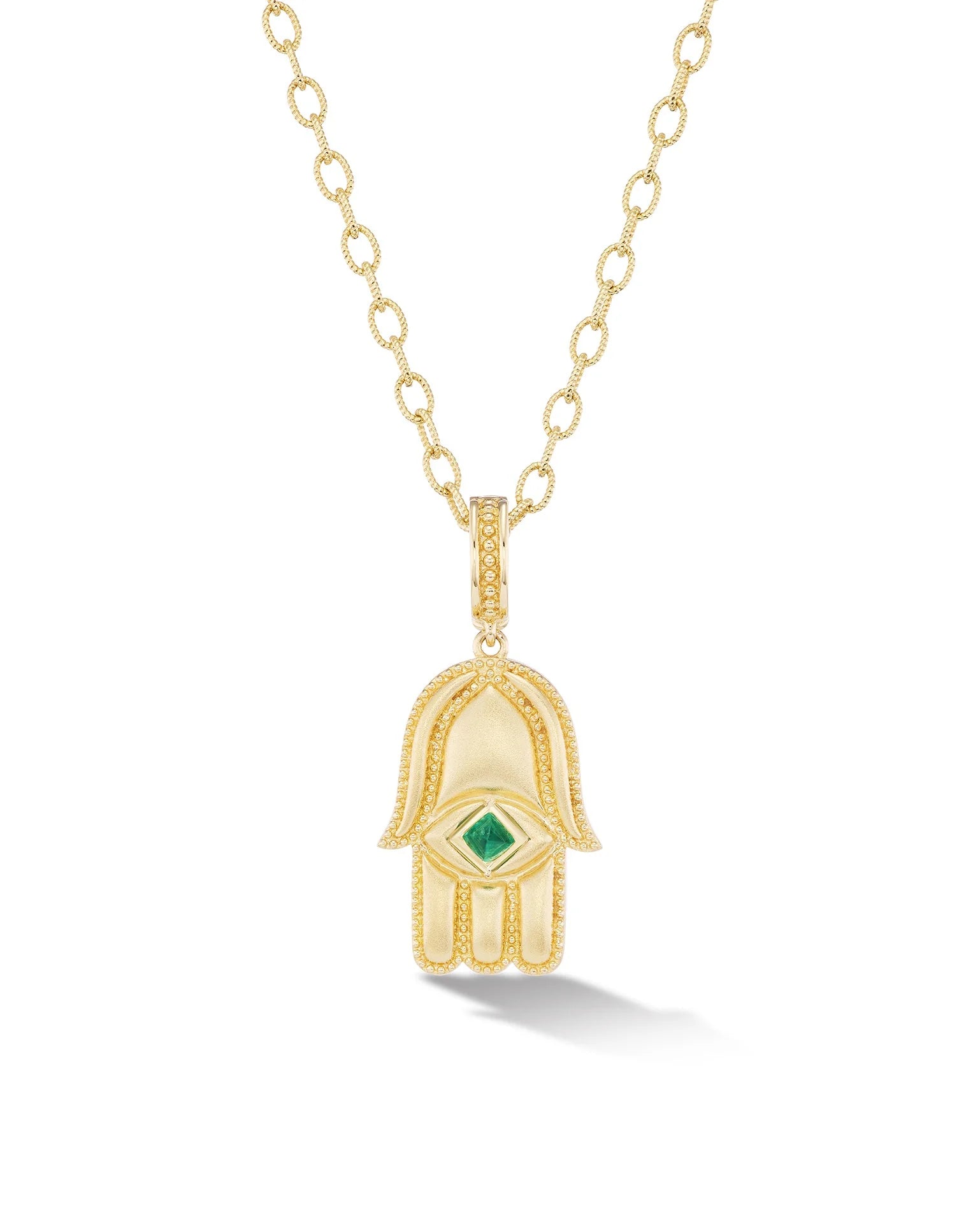 Mini Hamsa Gold Amulet