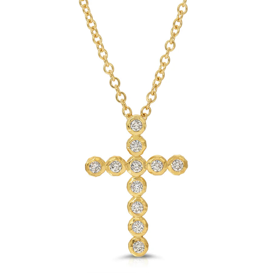 Large Nesting Gem Cross Necklace