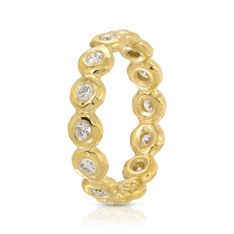 Diamond Nesting Gem Eternity Ring