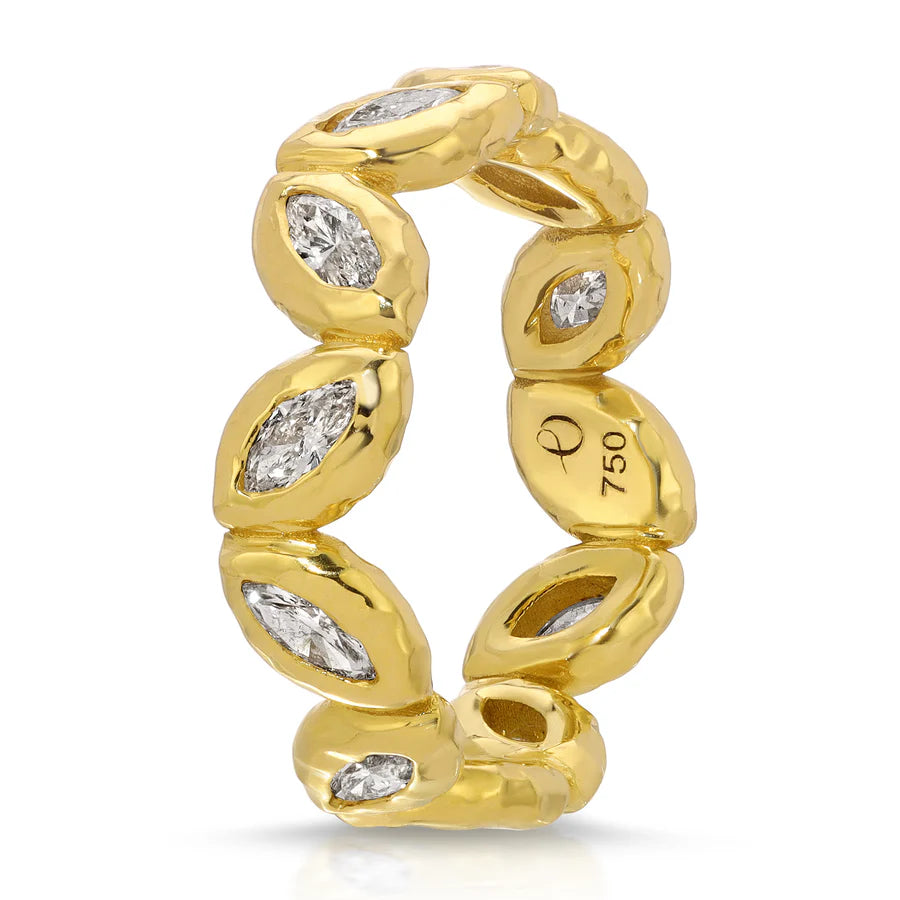 Marquis Diamond Nesting Gem Eternity Ring