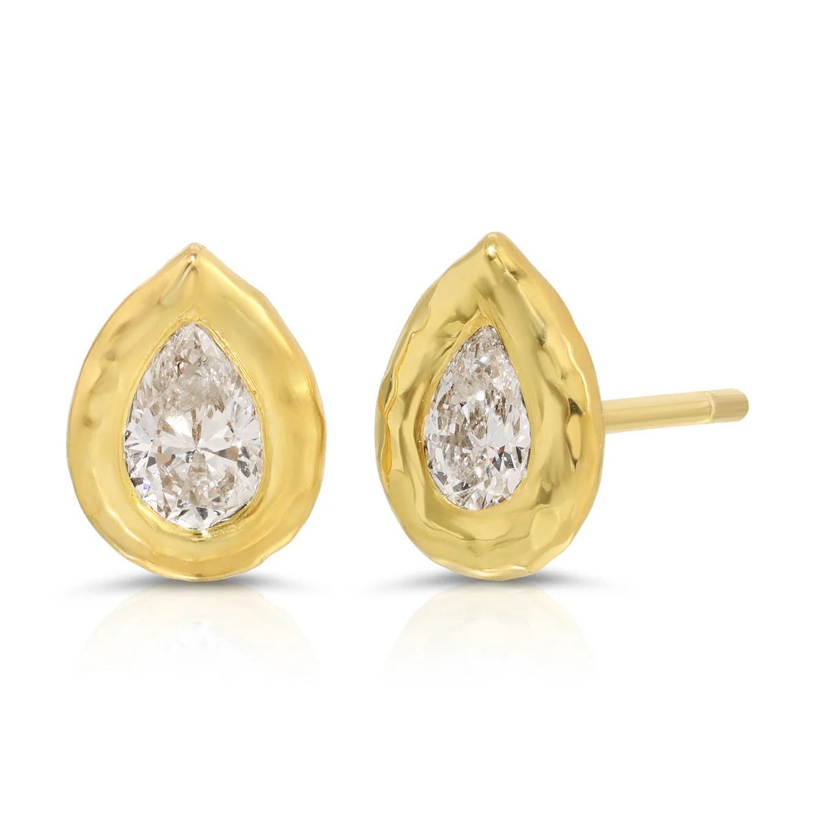 Nesting Gem Studs - Diamond Pear
