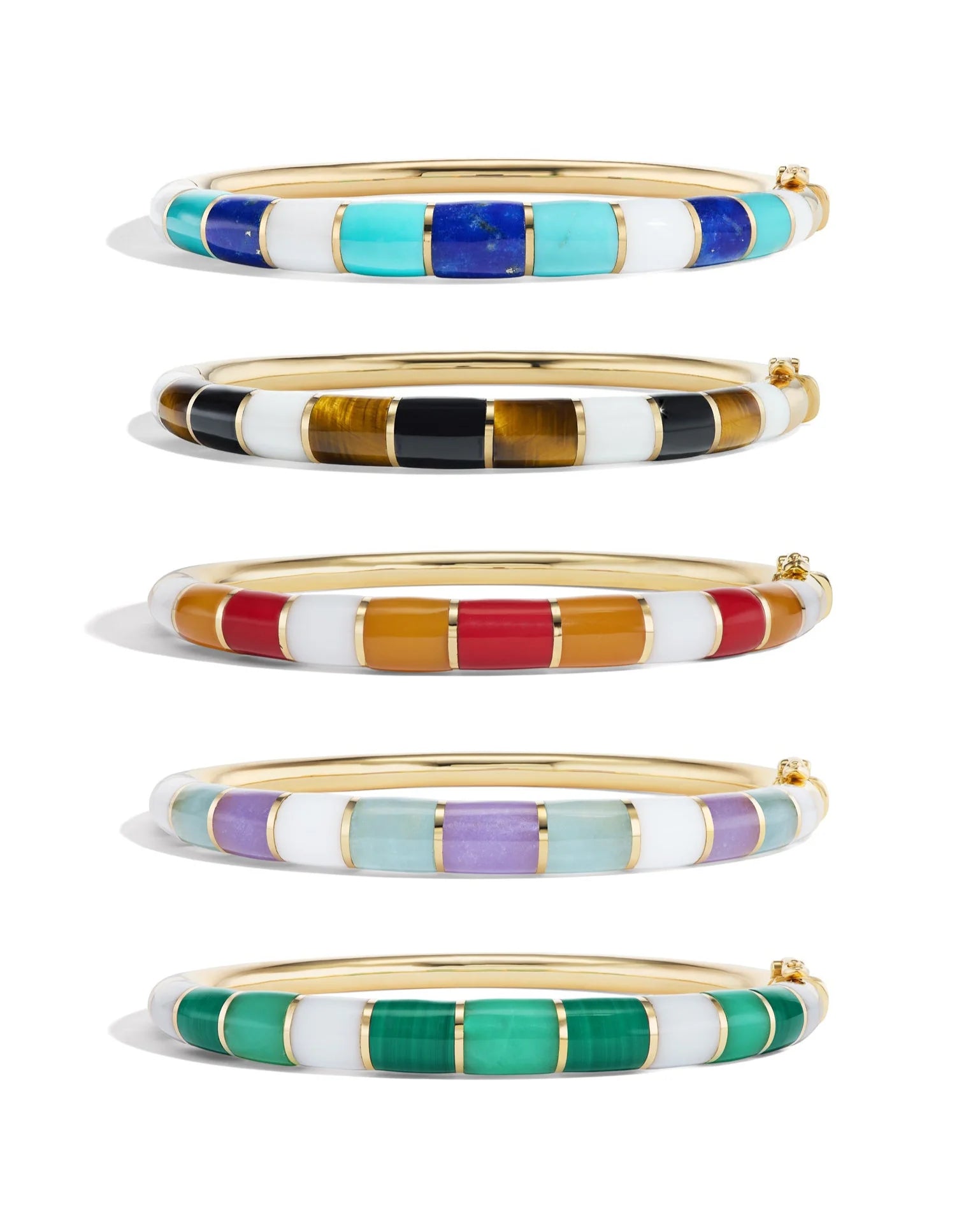 Chunky Inlay Bangle