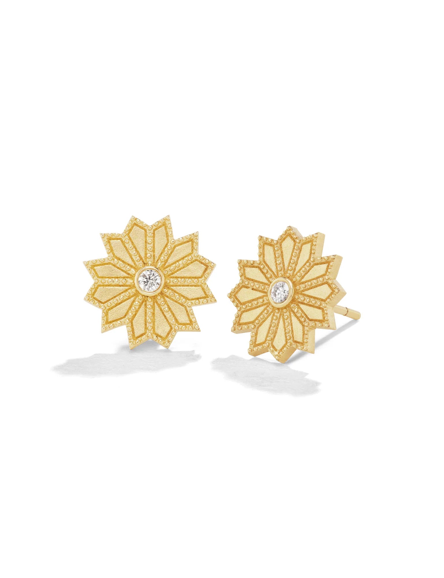 Sacred Flower Stud Earrings