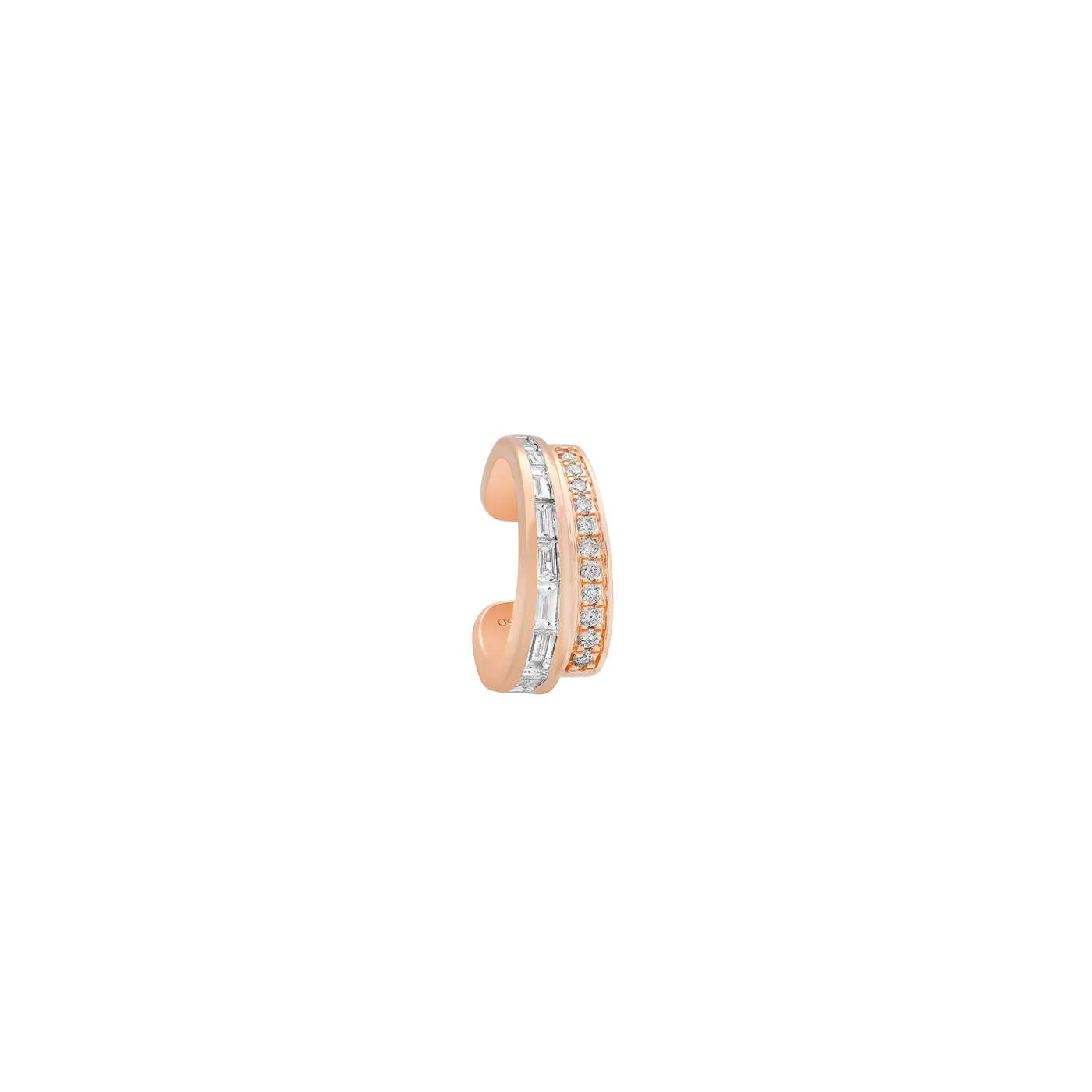 Papua Gold & Diamond 2 Row Ear Cuff