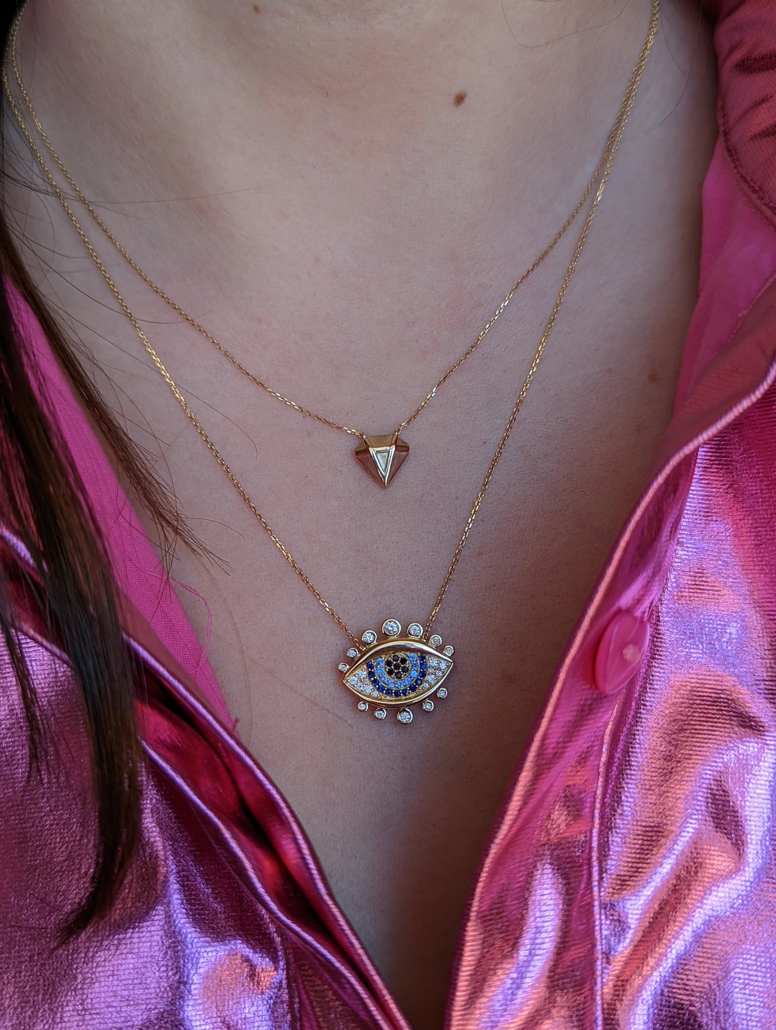 Juju Evil Eye Charm Necklace